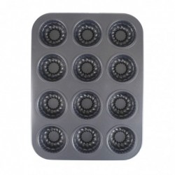 Teflon bevonatú, kúp alakú muffin sütőforma, 12 db