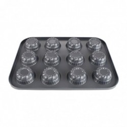 Teflon bevonatú, kúp alakú muffin sütőforma, 12 db