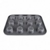 Teflon bevonatú, kúp alakú muffin sütőforma, 12 db