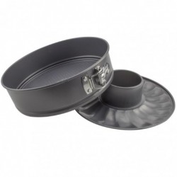 Teflon bevonatú tortaforma, kivehető aljú, 25 cm