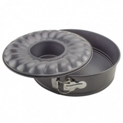 Teflon bevonatú tortaforma, kivehető aljú, 25 cm