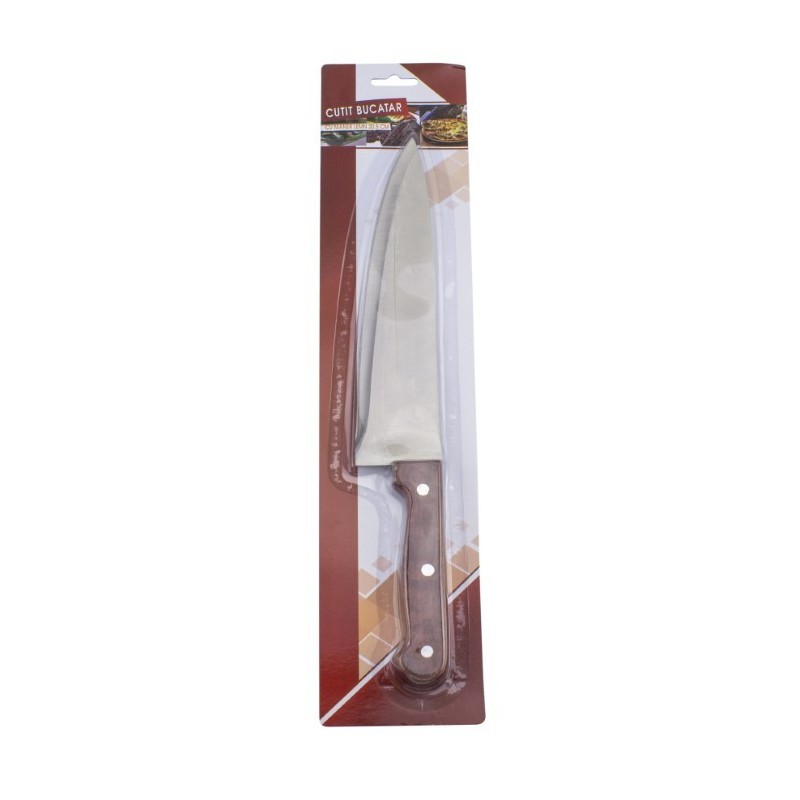 Fa nyelű konyhakés, 20.5 cm